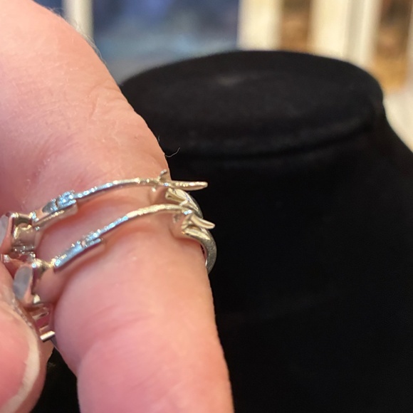 Sterling Silver 925 Dangle Earrings - Picture 2 of 4